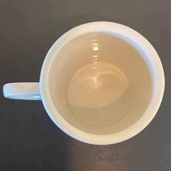 Anthropologie Letter H Monogram Initial Shaving Style Pedestal Base Mug Cup - Picture 7 of 9